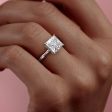 The Eve Set With A 1.5 Carat Princess Lab Diamond Cheap