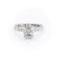 The Adelle Set With A 1 Carat Oval Lab Diamond Online Hot Sale