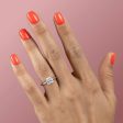 The Eve Set With A 2 Carat Princess Lab Diamond Online Sale