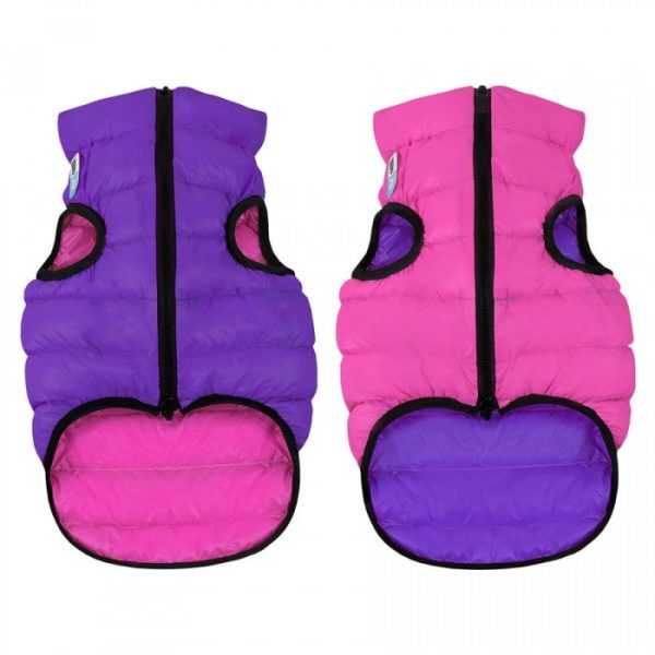 AiryVest Double-sided jacket for dogs - S30 - purple&pink Online now