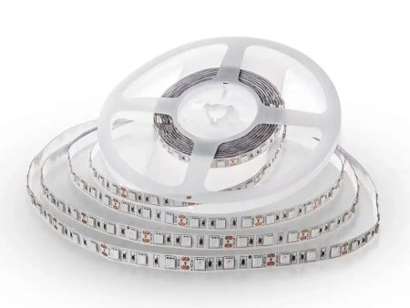 V-tac Strip Led Smd5050 10,8w m 5m 60 Led m 12v 4500k Ip65 10mm Sku2150 For Discount