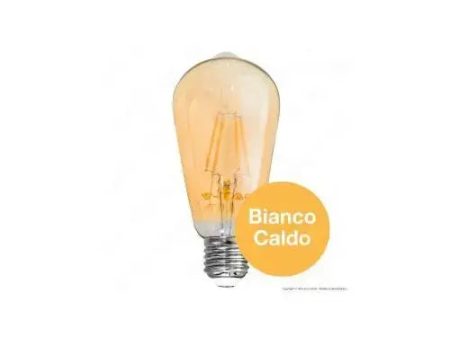 Lampadina V-tac Vt-1964 Led E27 4w Bulb St64 Filamento For Sale