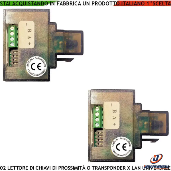 2 Lettori Rifd In Presa Lan Rj45 Per Chiavi Securvera Sv-lpd2llanue Online Sale