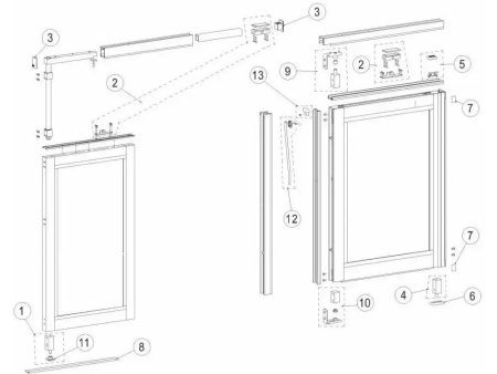 Perno Inferiore Anta Mobile Ditec Entrematic 6pas45 Ricambio Originale Porta For Sale