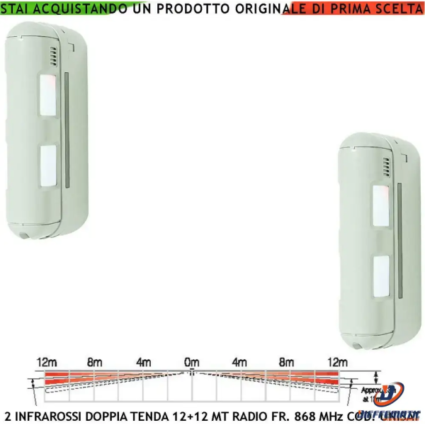 Rilevatore Di Movimento 3 Pezzi Doppio Sensore Securvera Sv-dtedsit3pd on Sale