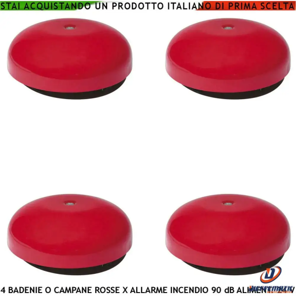 Allarme Incendio Con Badenia Elettromeccanica Rossa Securvera Sf-cbcsamcrid For Discount